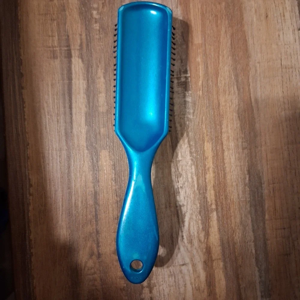 Vintage 90s Y2k‎ Conair Hair brush Teal Shiny GUC
